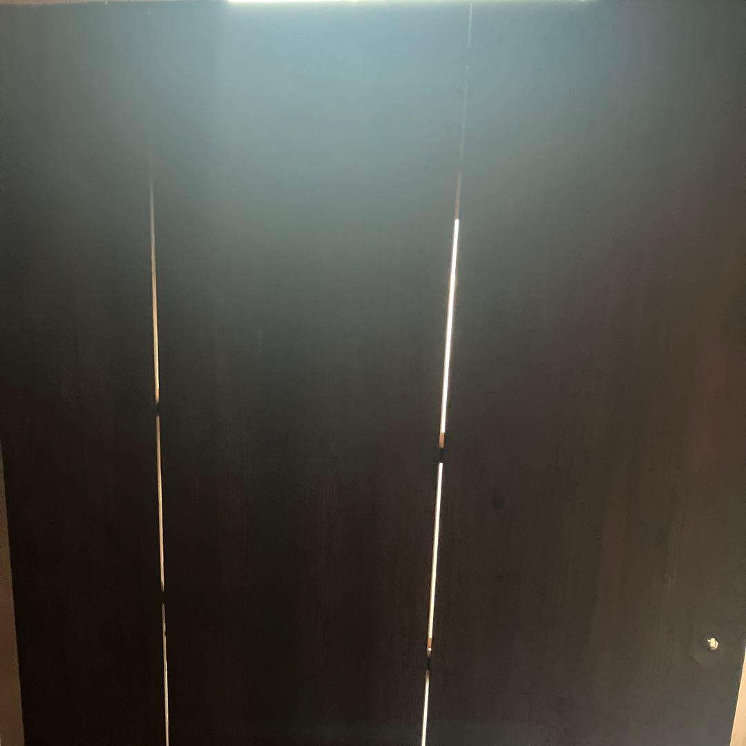 ぱぁるさん専用　木製ガラス扉キャビネット【引き取りの場合は送料分値引きします】