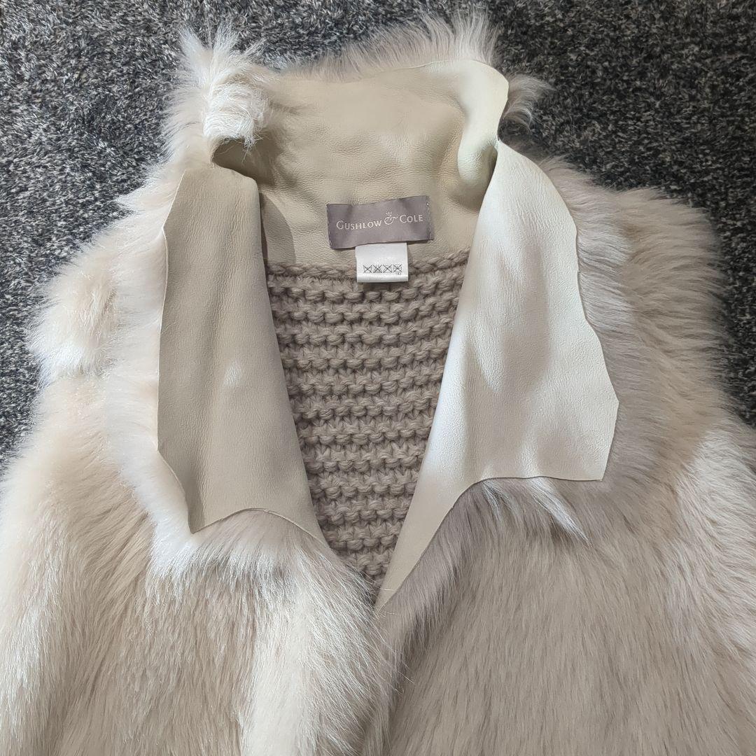 美品 GUSHLOW&COLE ガシュロウ&コール　ムートン ファー ベスト