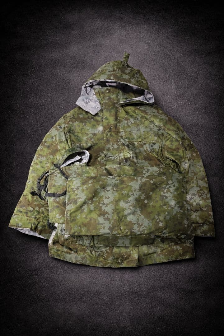 ロシア軍 実物 FSB国境警備隊 防寒ジャケット 48-3 リバーシブル