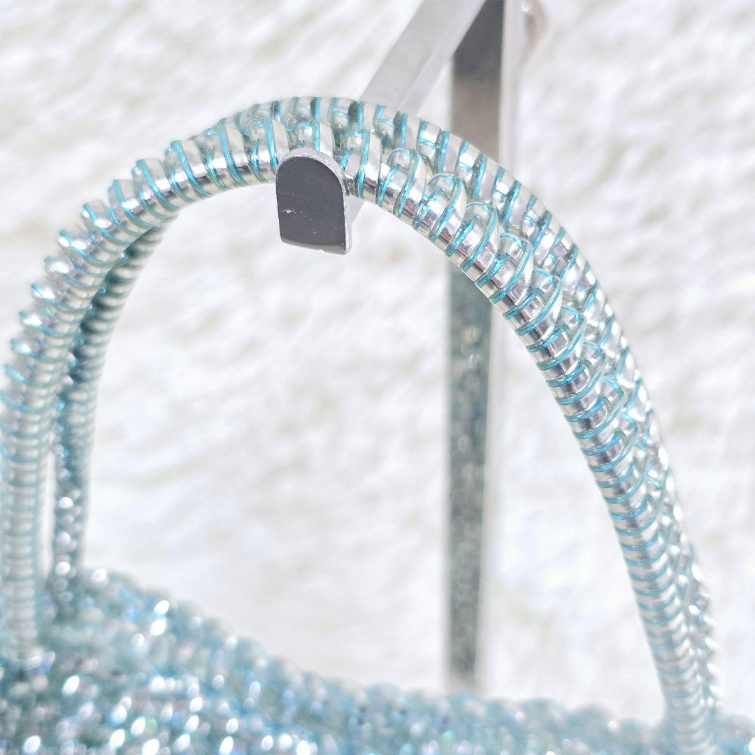 YM様✨アンテプリマ シルバー ブルー ミディアム ショルダーバッグ