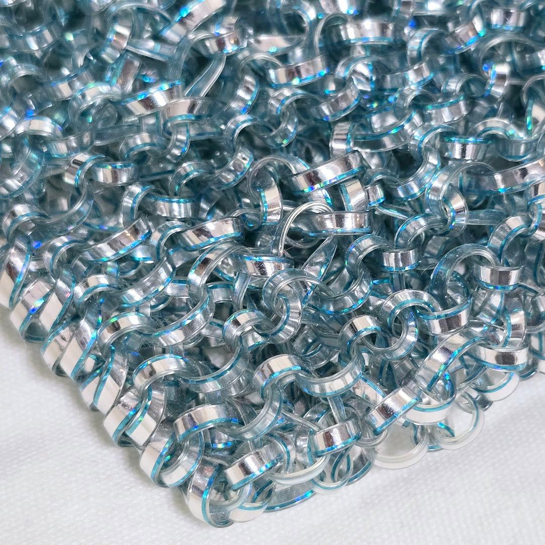 YM様✨アンテプリマ シルバー ブルー ミディアム ショルダーバッグ