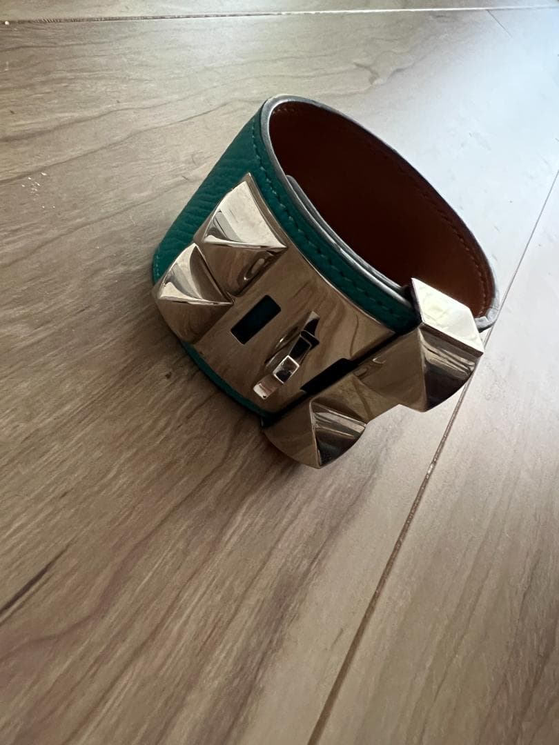 6 HERMES メドール コリエドシアン ヴォーエプソン グリーン