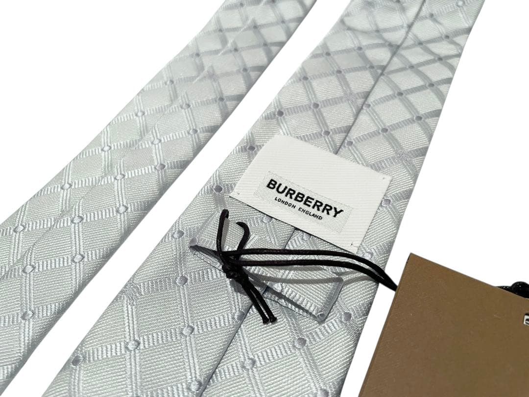 【新品タグ付き】Burberry バーバリー ネクタイ ブルー ホースロゴ