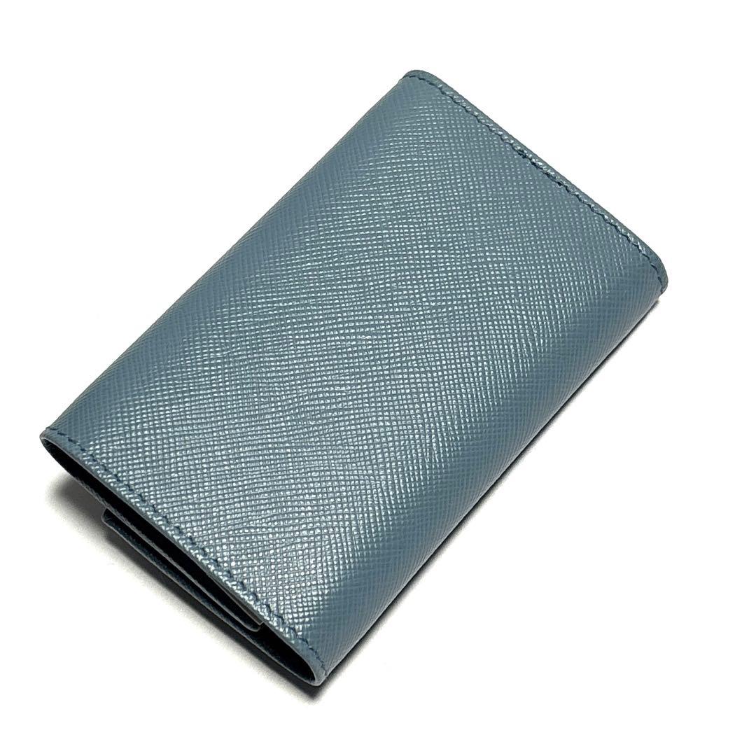 Salvatore Ferragamo フェラガモ キーケース 水色 ガンチーニ