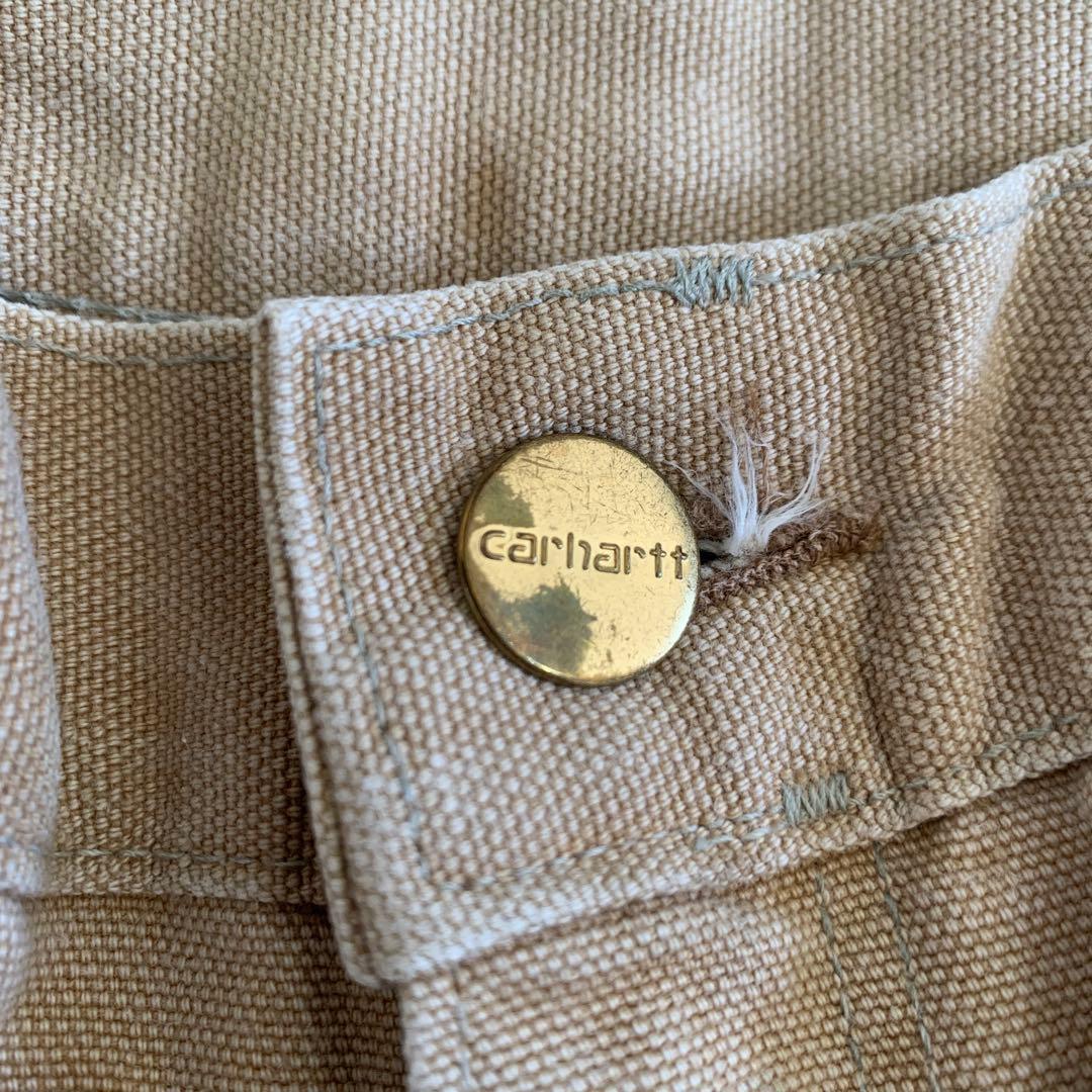 カーハート ダブルニー　USA製　星タグ　フェード　80s
