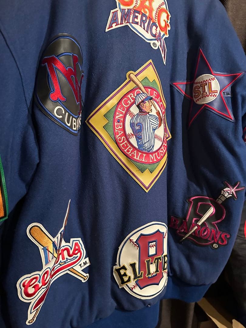 ジェフハミルトン　ニグロリーグ　スタジャン　ワッペン　jh design