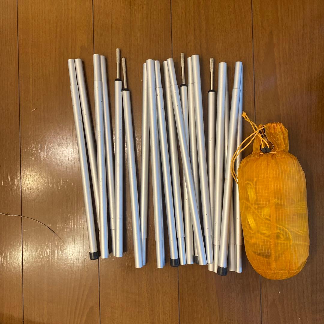 mont-bell L.W. Tarp ポール一式付き