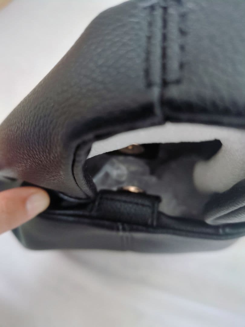 POLÈNE ポレーヌ ヌメロミニバッグ 2way ショルダー ハンド ブラック