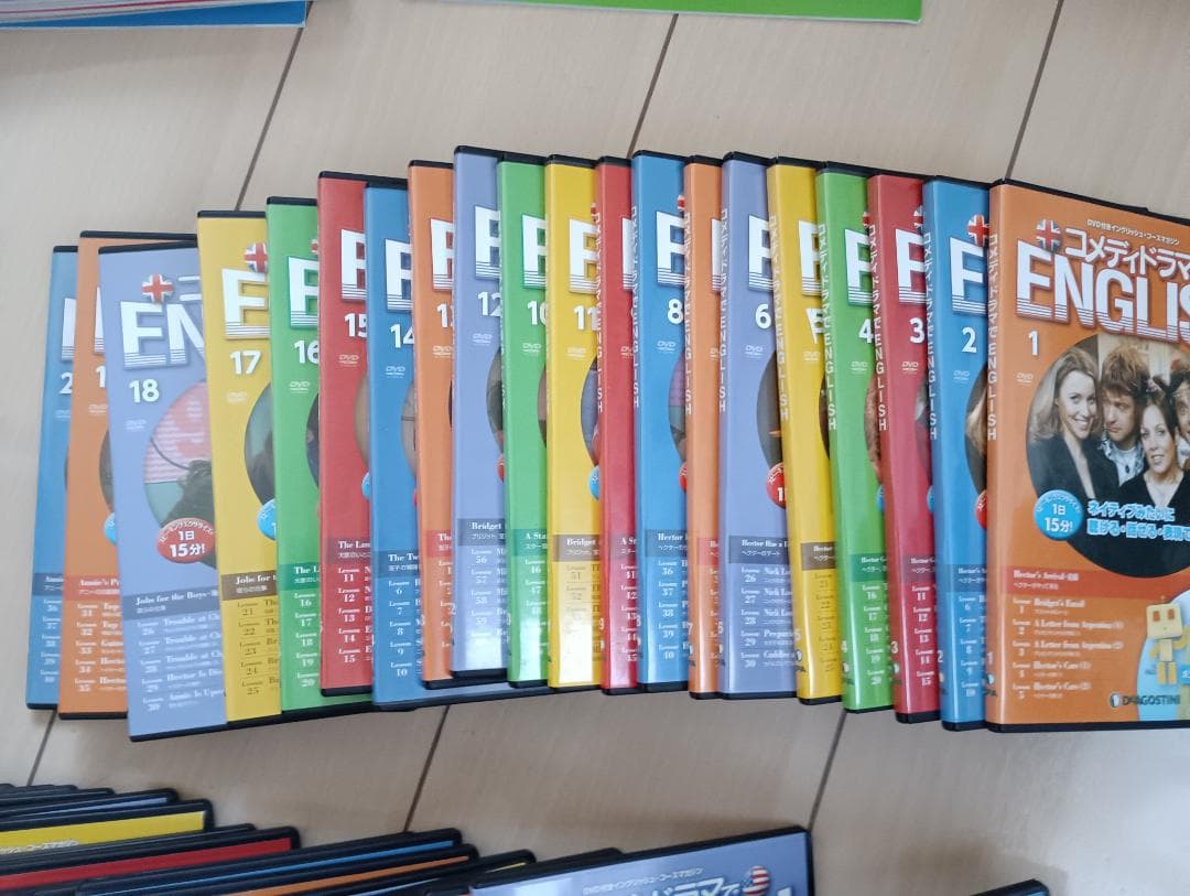 英語学習教材セット 全巻+DVD（ディアゴスティーニ）