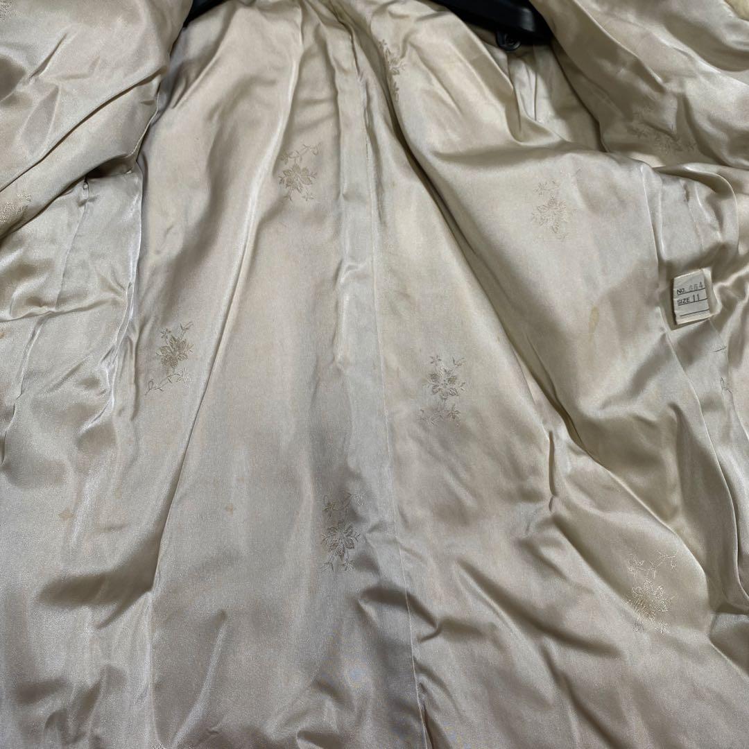 金サガ サガフォックス 金タグ ファーコート 女優襟　肉厚 高級毛皮 入手困難