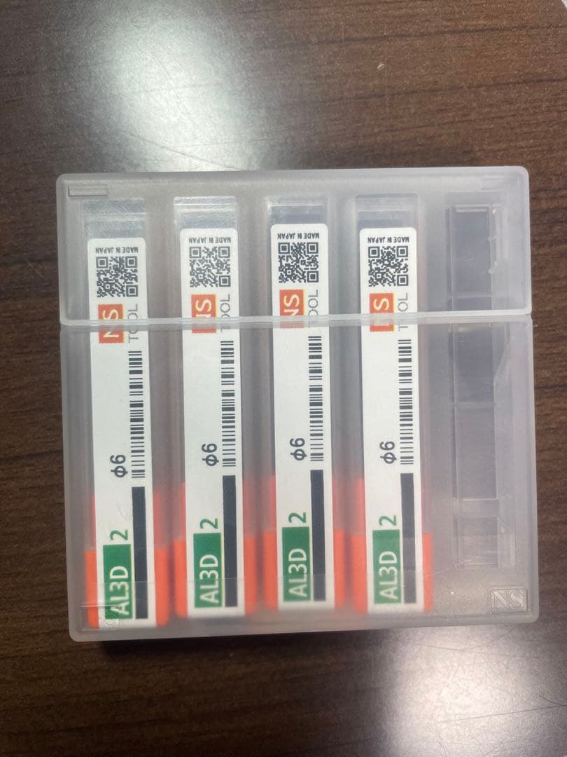 AL3D-2 φ6X18 エンドミル(４本)