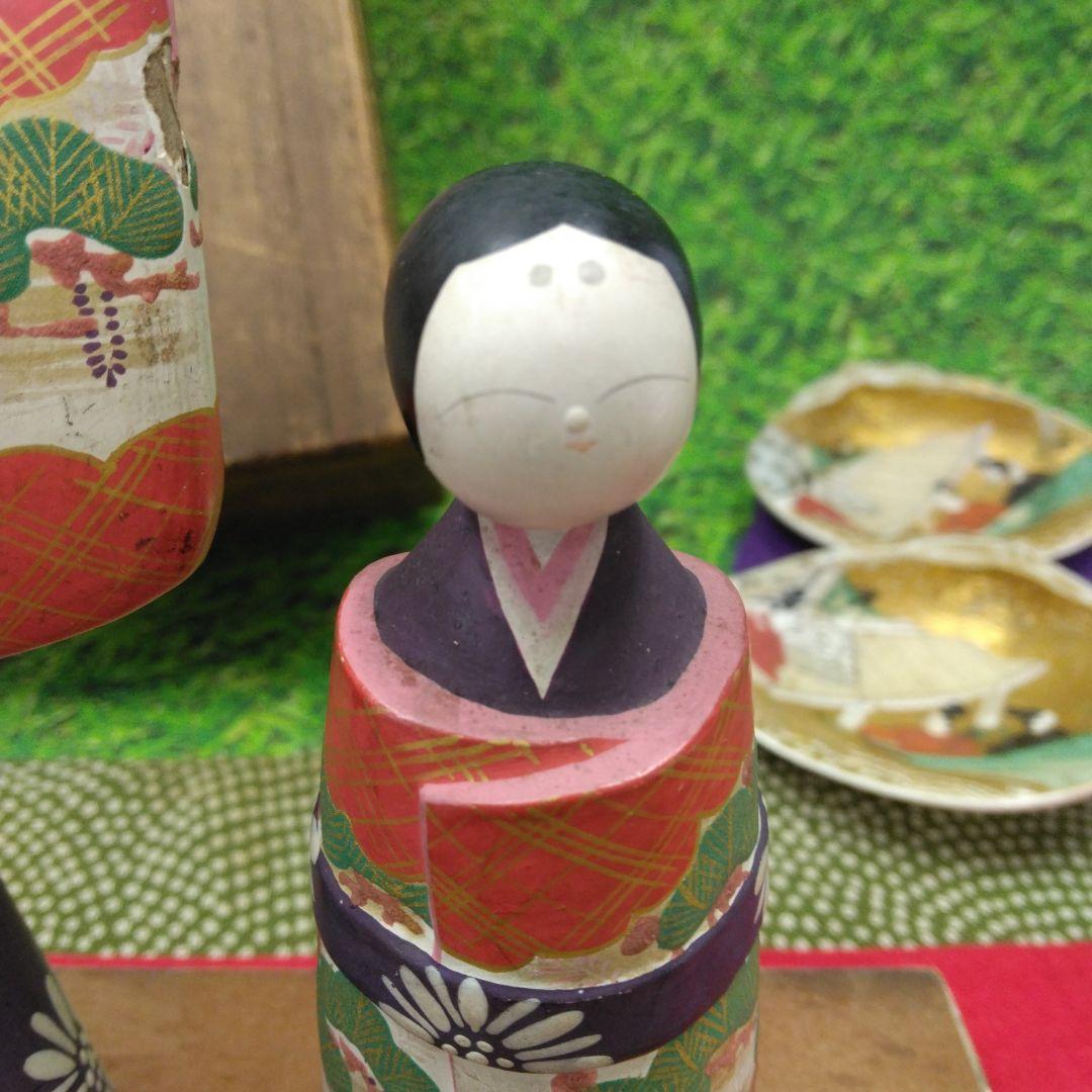 こ*こ様 最終値下げ！雛人形　木彫り雛と、貝合わせ