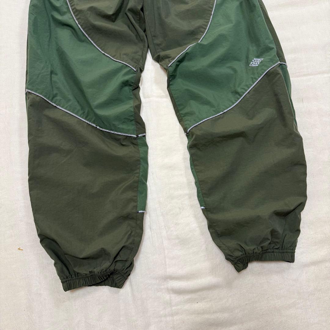 NEIGHBORHOOD WAVES ナイロン トラックパンツ カーキ 緑 S
