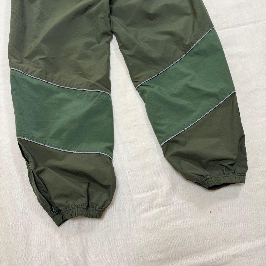 NEIGHBORHOOD WAVES ナイロン トラックパンツ カーキ 緑 S