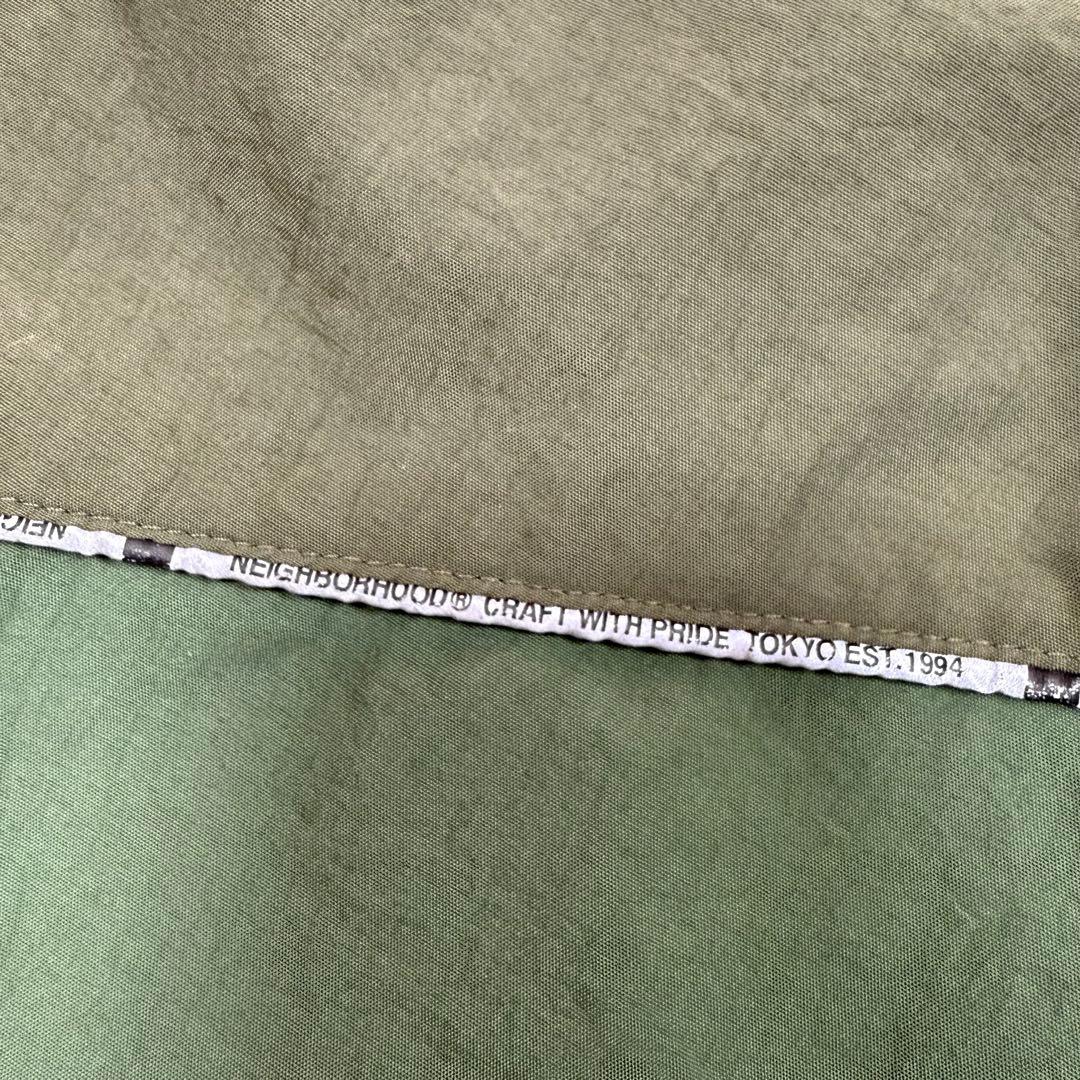 NEIGHBORHOOD WAVES ナイロン トラックパンツ カーキ 緑 S