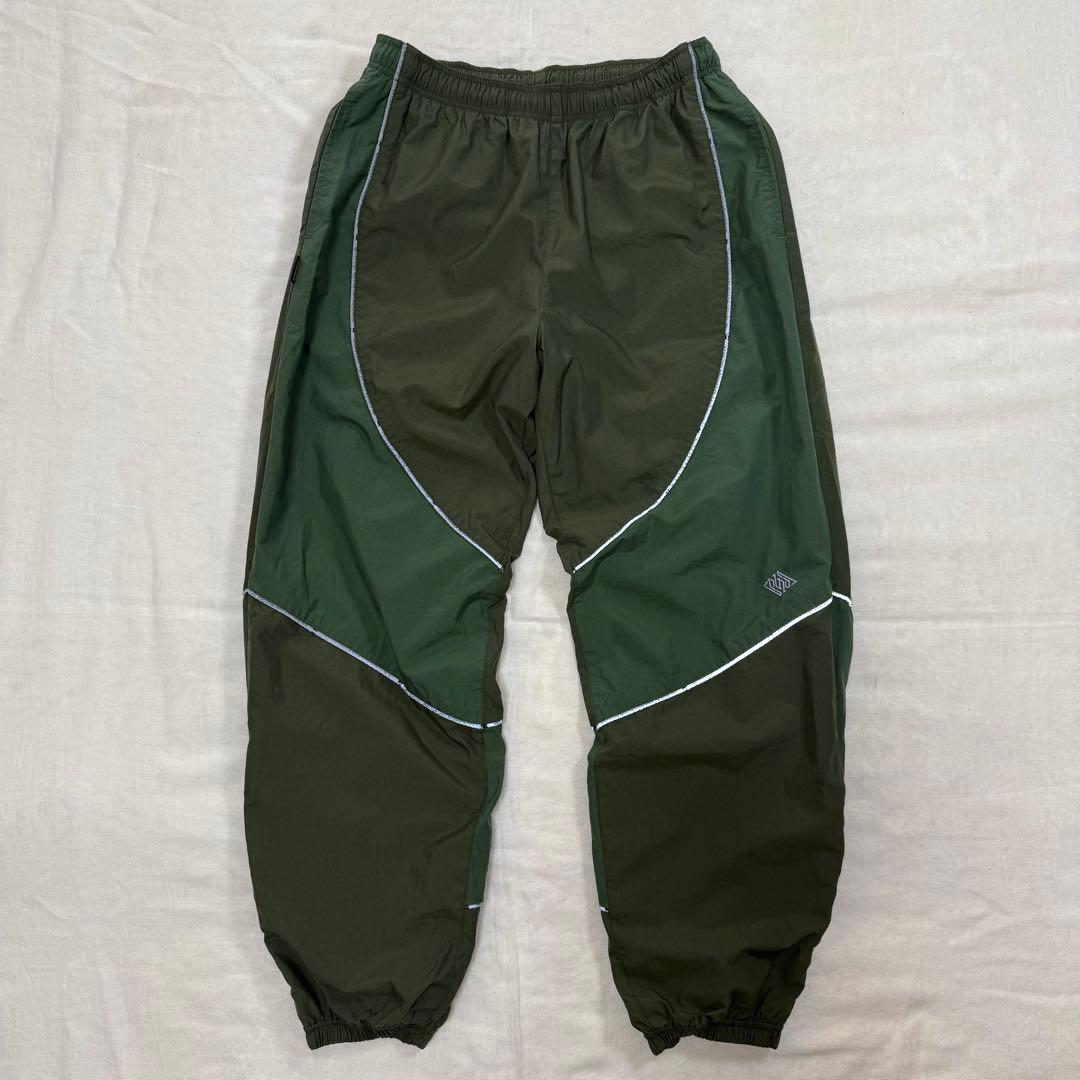 NEIGHBORHOOD WAVES ナイロン トラックパンツ カーキ 緑 S