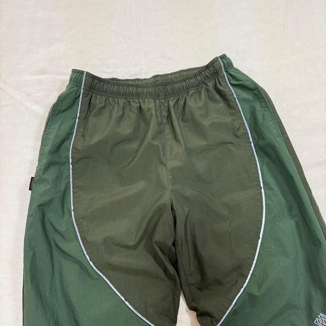 NEIGHBORHOOD WAVES ナイロン トラックパンツ カーキ 緑 S