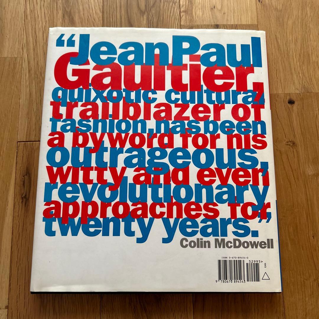 洋書　Jean Paul Gaultier ジャンポールゴルチエ　アートブック