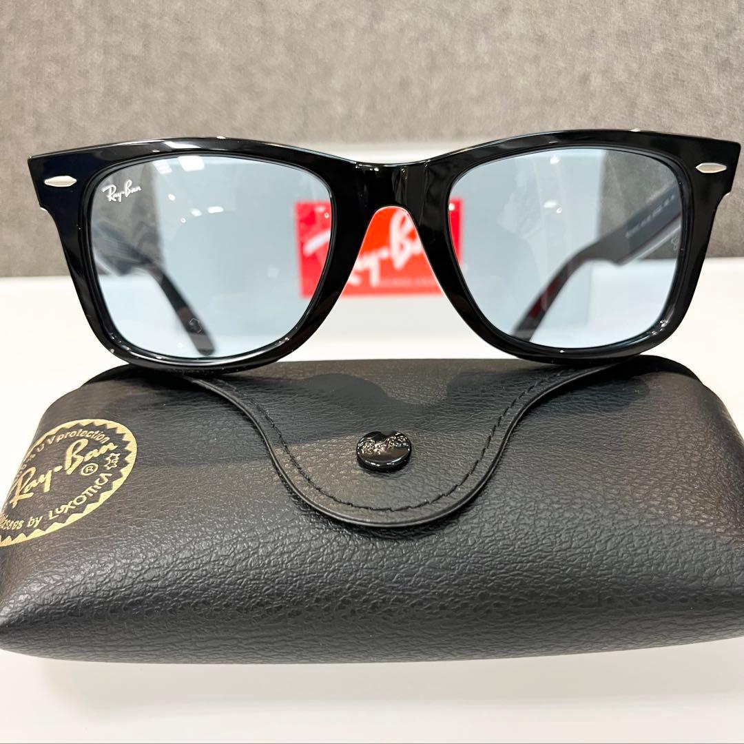 新品正規品RayBanレイバンRB2140F901/64 ライトブルーレンズ