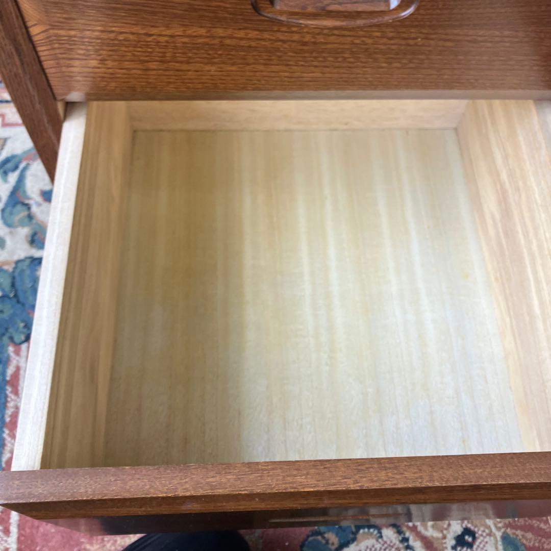 昭和レトロ 喜多製作所 古家具 木製チェスト 4段 箪笥 タンス ヴィンテージ