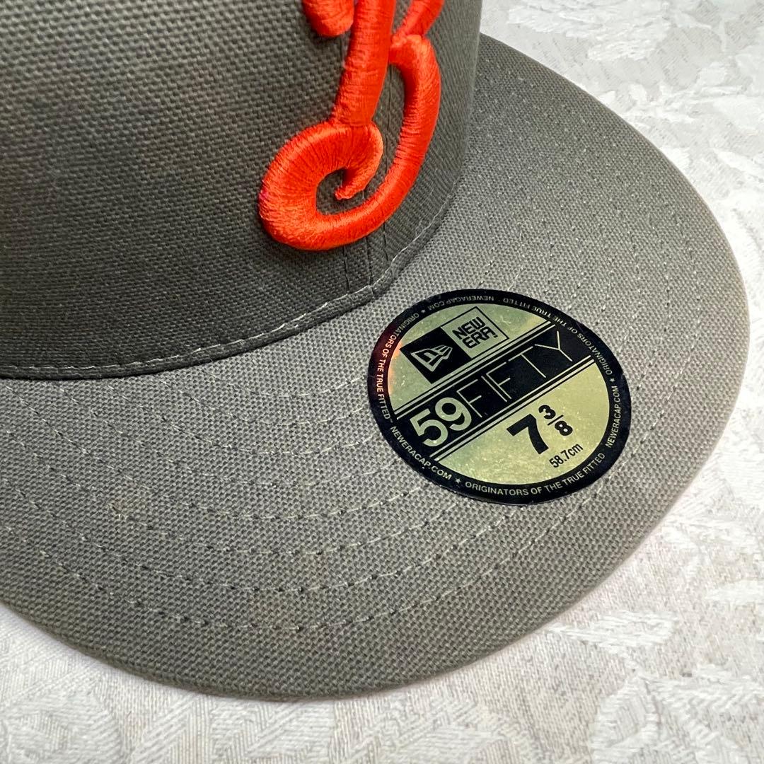 横浜ベイスターズ NEW ERA キャップ 旧ロゴ β ベータ カーキ