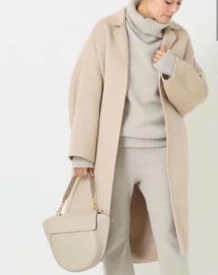 【専用】美品☆　ドゥーズィエムクラス　ウールアンゴラリバーコート