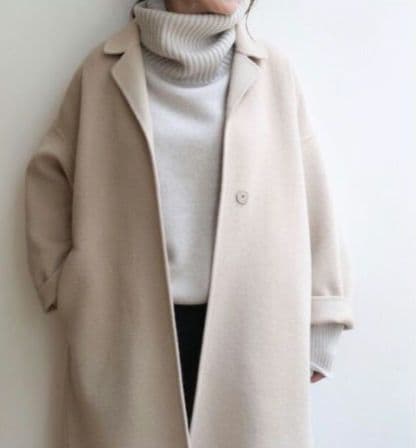 【専用】美品☆　ドゥーズィエムクラス　ウールアンゴラリバーコート