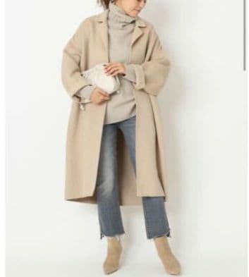 【専用】美品☆　ドゥーズィエムクラス　ウールアンゴラリバーコート