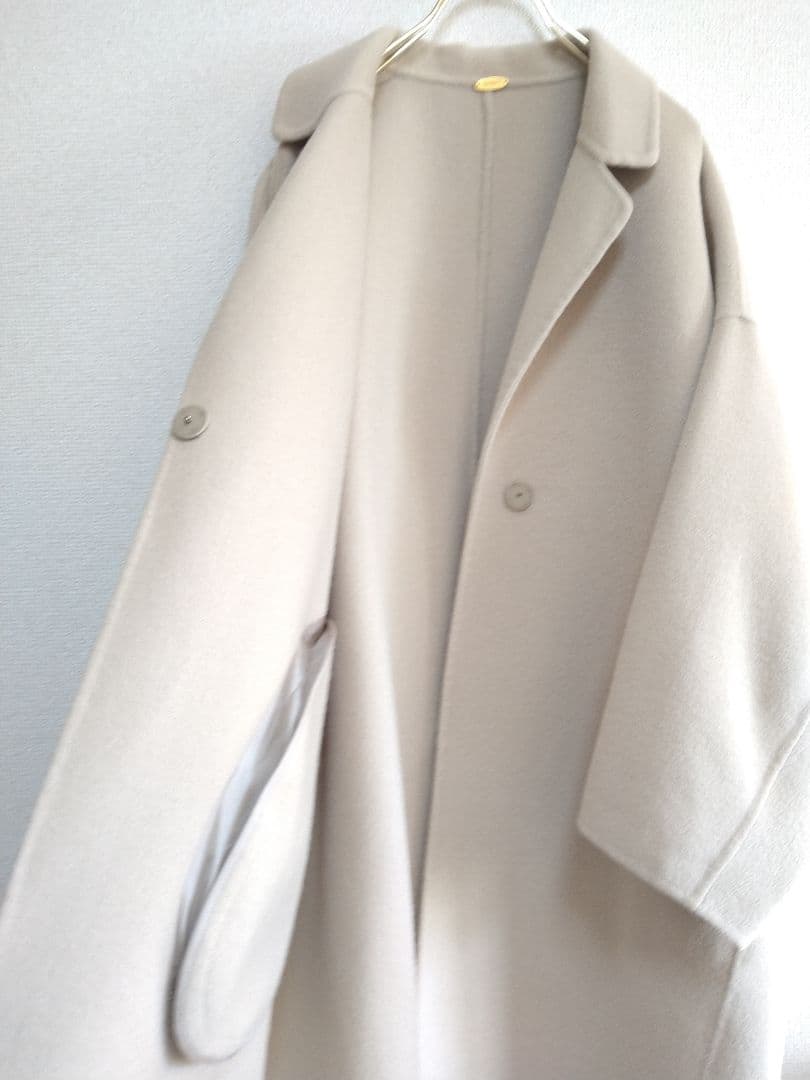 【専用】美品☆　ドゥーズィエムクラス　ウールアンゴラリバーコート