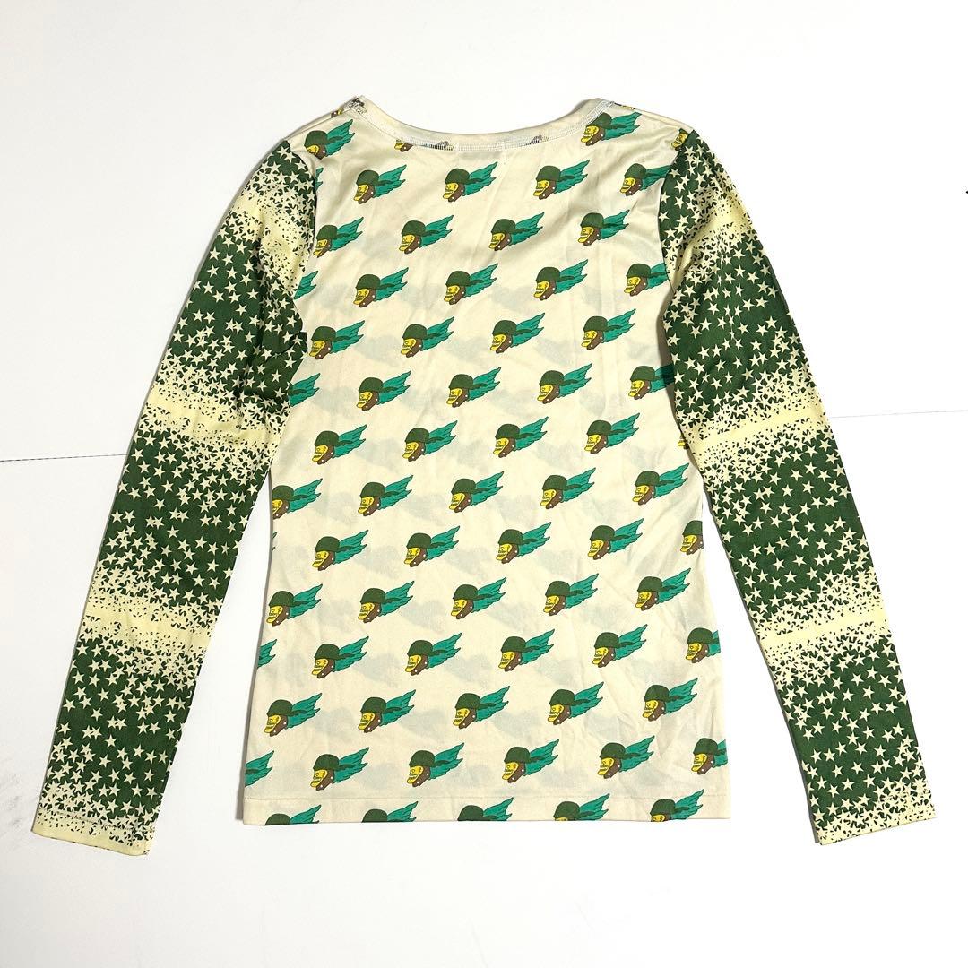 Hysterics アーカイブ 星柄 長袖 カットソー Y2K 総柄