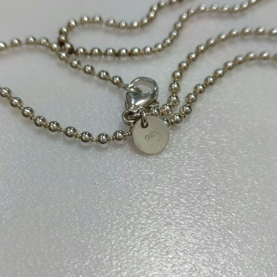 専用ですティファニー ボールチェーン 約86cm ロング ネックレス 925