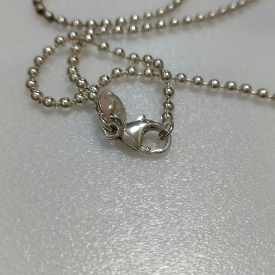 専用ですティファニー ボールチェーン 約86cm ロング ネックレス 925