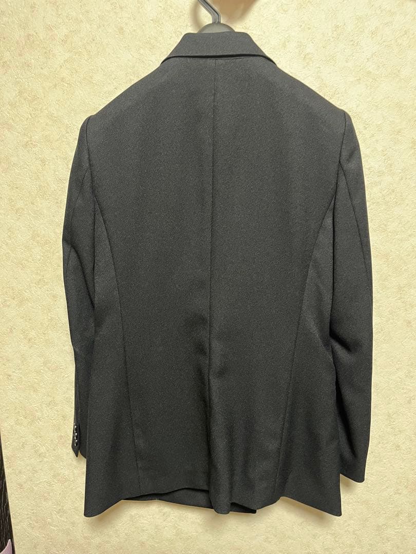 PLST ブラック テーラードジャケット ダブルブレスト