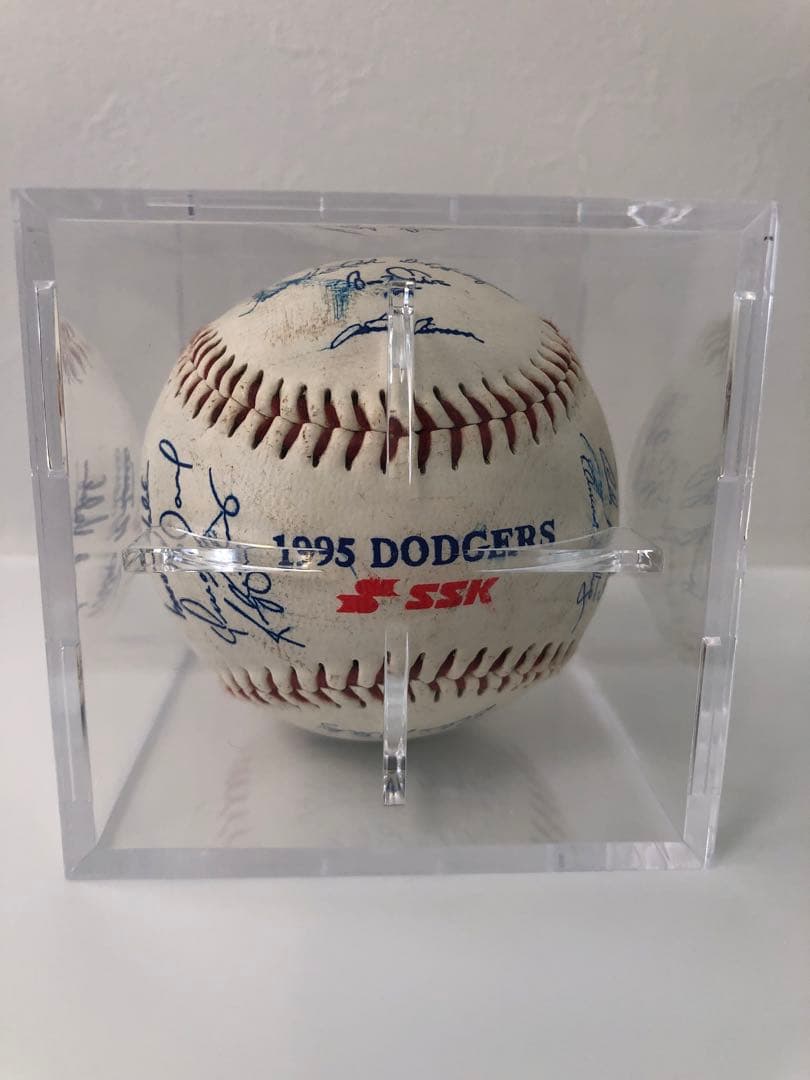 【貴重】ドジャース　サインボール〈MLB最後の没収試合/野茂先発〉