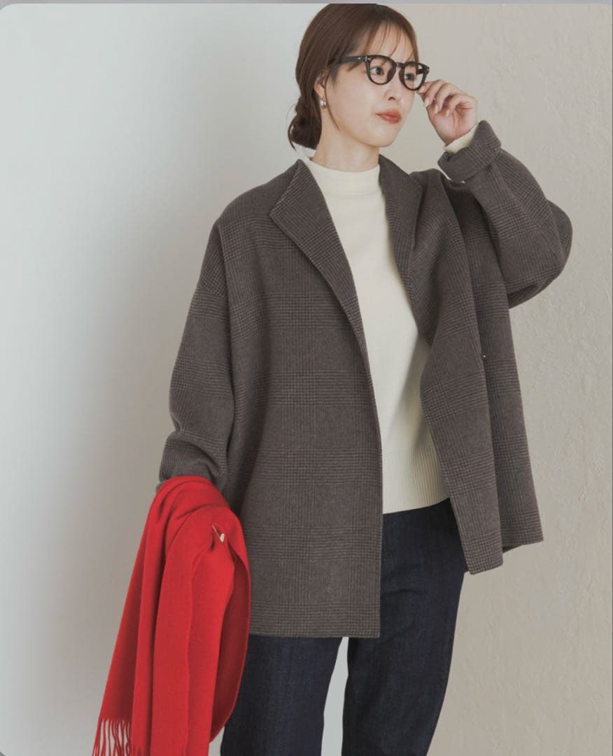 ウールリバーミドルガウンコート