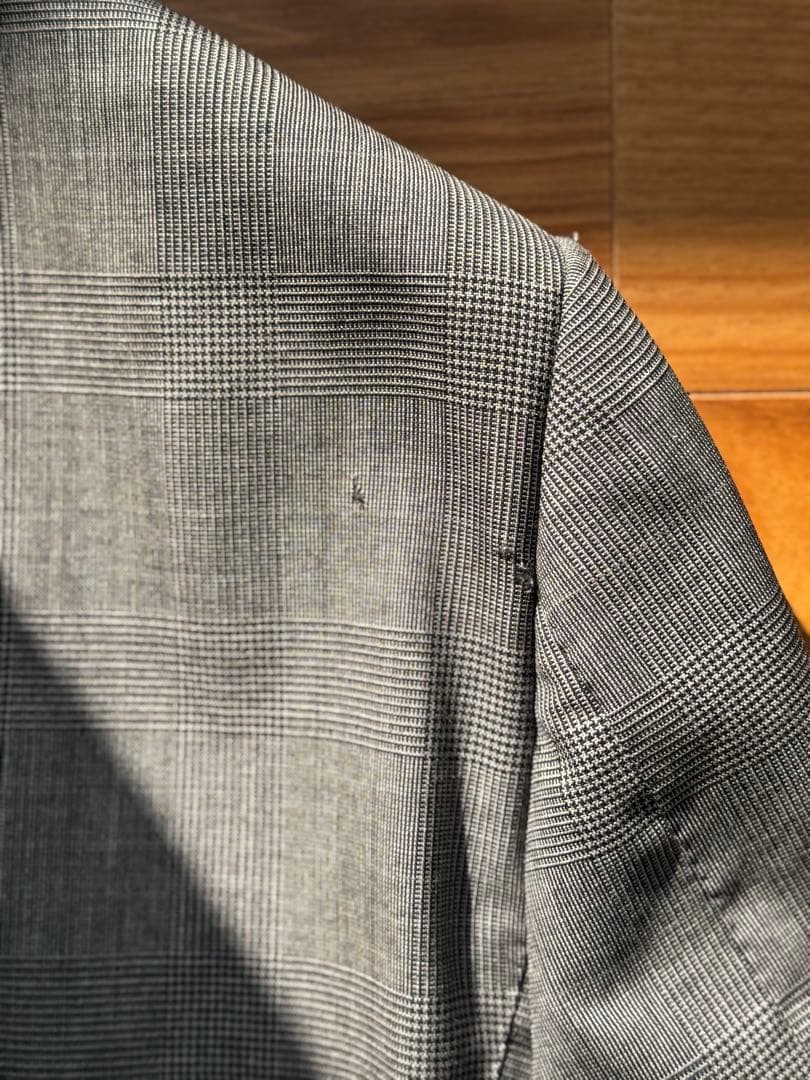 THOM SWEENEY トムスィニー グレーグレンチェック スリーピーススーツ