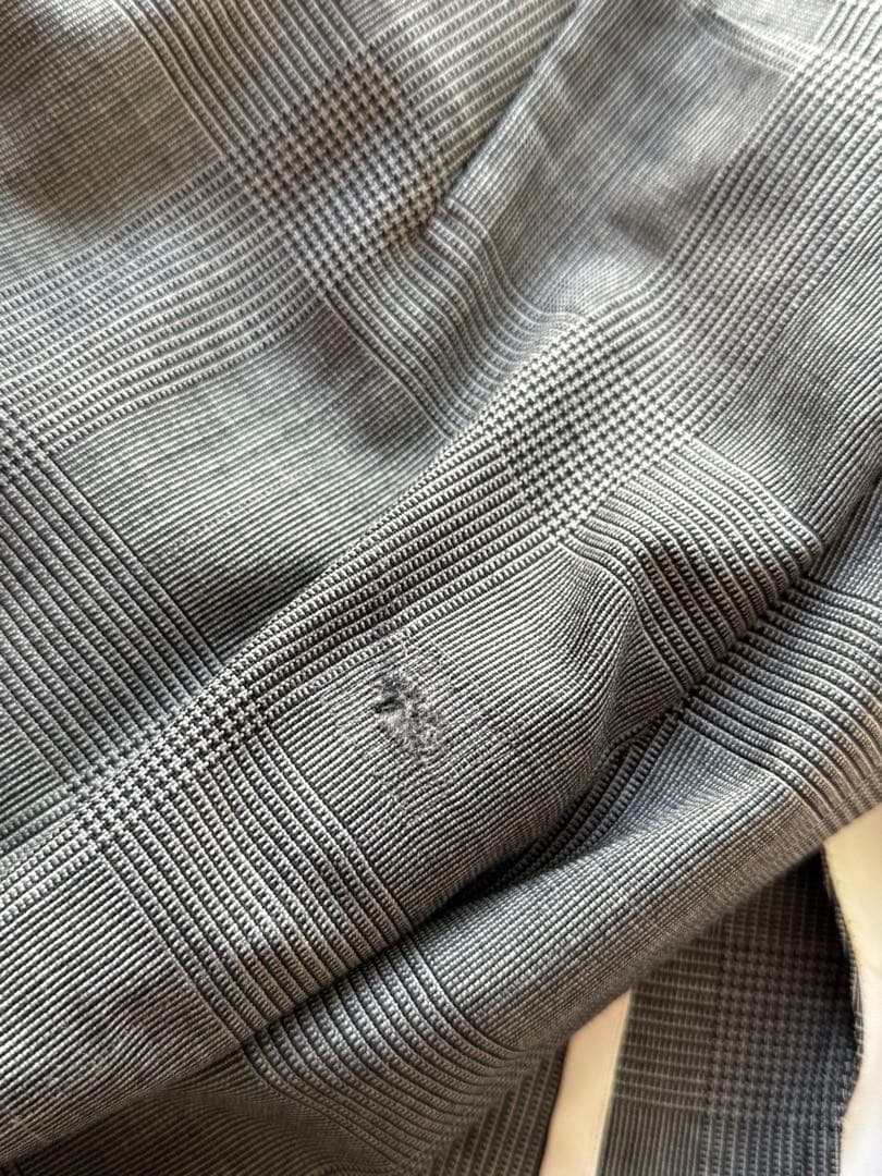 THOM SWEENEY トムスィニー グレーグレンチェック スリーピーススーツ