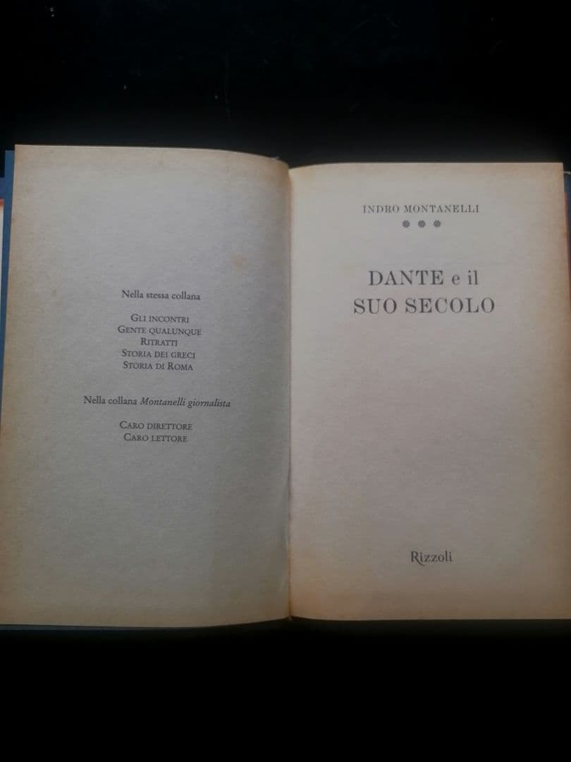 Dante E Il Suo Secolo　入手困難本