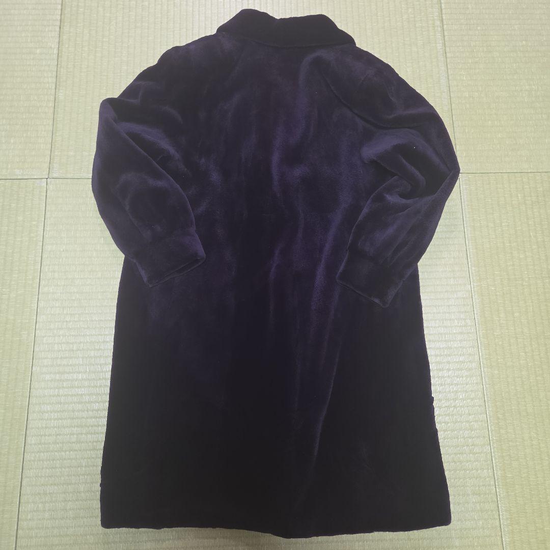 PIERRE BALMAIN×SAGAMINK シェアードミンク パープル 総柄