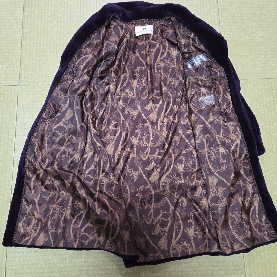 PIERRE BALMAIN×SAGAMINK シェアードミンク パープル 総柄