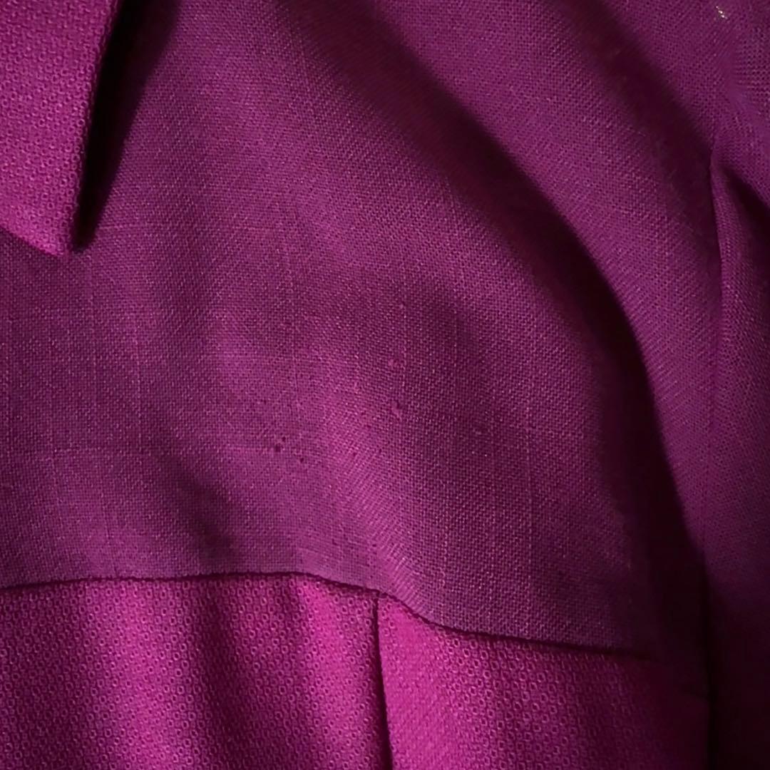 美品ꕥアナイ 現行品 シアーコンビフレア ワンピース ペチコート付 前開き