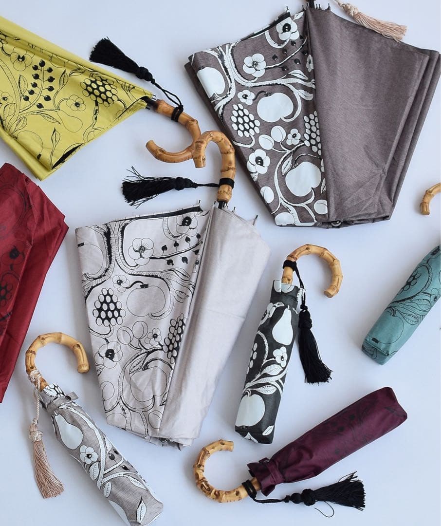 utatane×Kuovi 100％完全遮光日傘 折りたたみ