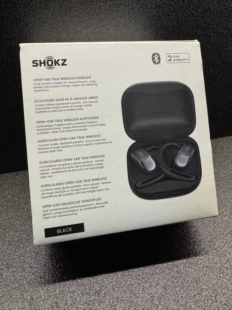 SHOKZ OPEN FIT AIRワイヤレスイヤホン,とてもきれいな商品です！
