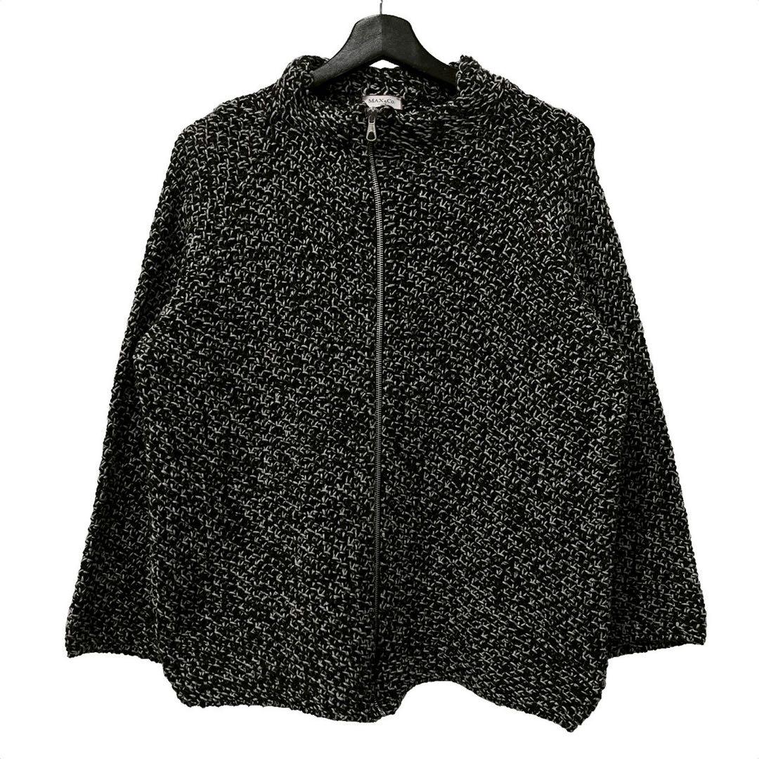 old Max Mara フルジップニットジャケット 名作 初期 アーカイブ