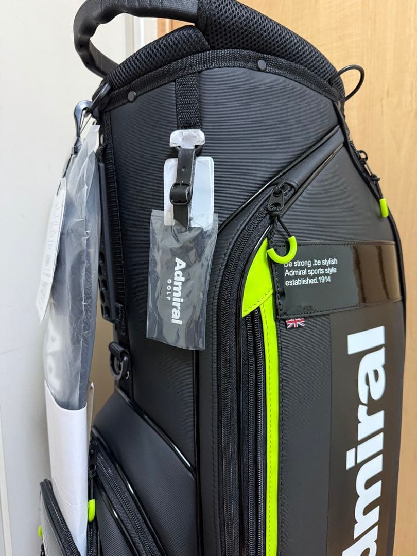 新品★アドミラル★キャディバッグ★ゴルフ★未使用★タグ付き★admiral★レア