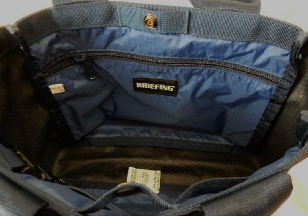 【希少】BRIEFING カートバッグ トートバッグ ネイビー ブリーフィング