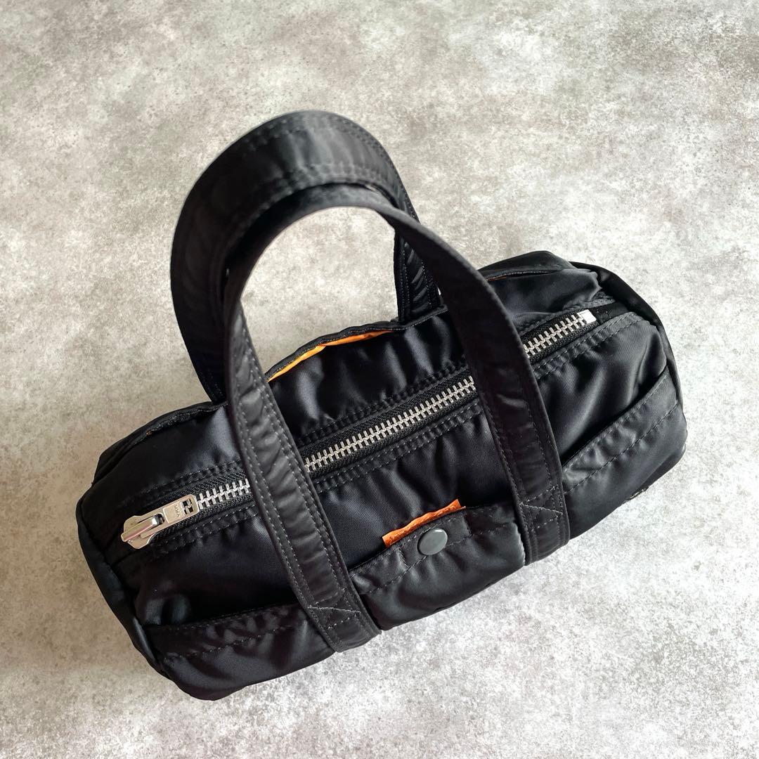 ほぼ新品✨ポーター タンカー ミニボストンバッグ ドラム Sサイズ ブラック