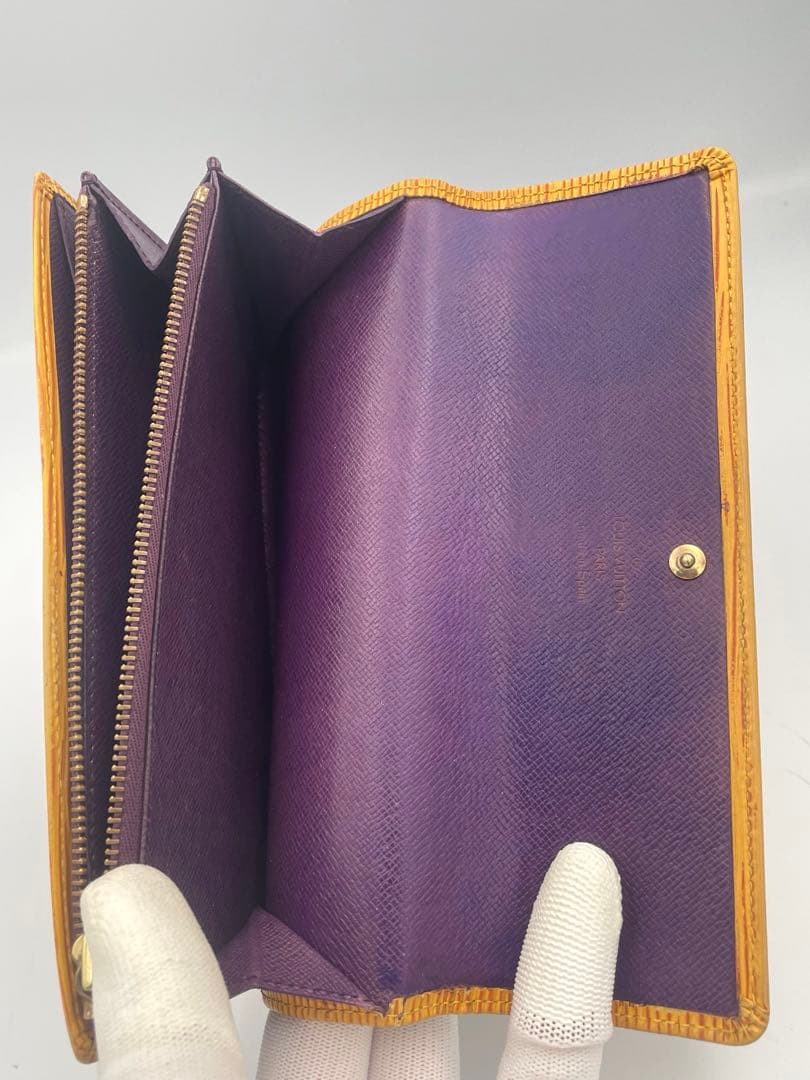 さ*ん様 【金運UP】ルイヴィトン エピ 長財布 ポルトフォイユサラ シトロン