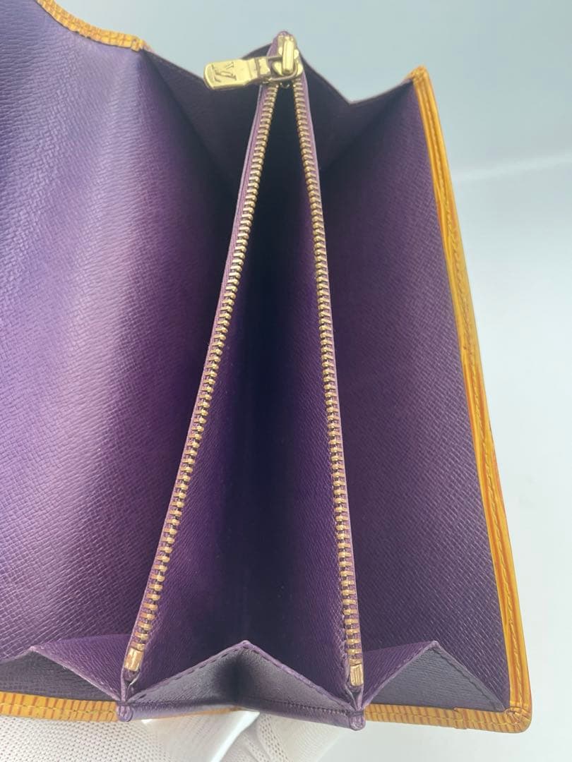 さ*ん様 【金運UP】ルイヴィトン エピ 長財布 ポルトフォイユサラ シトロン