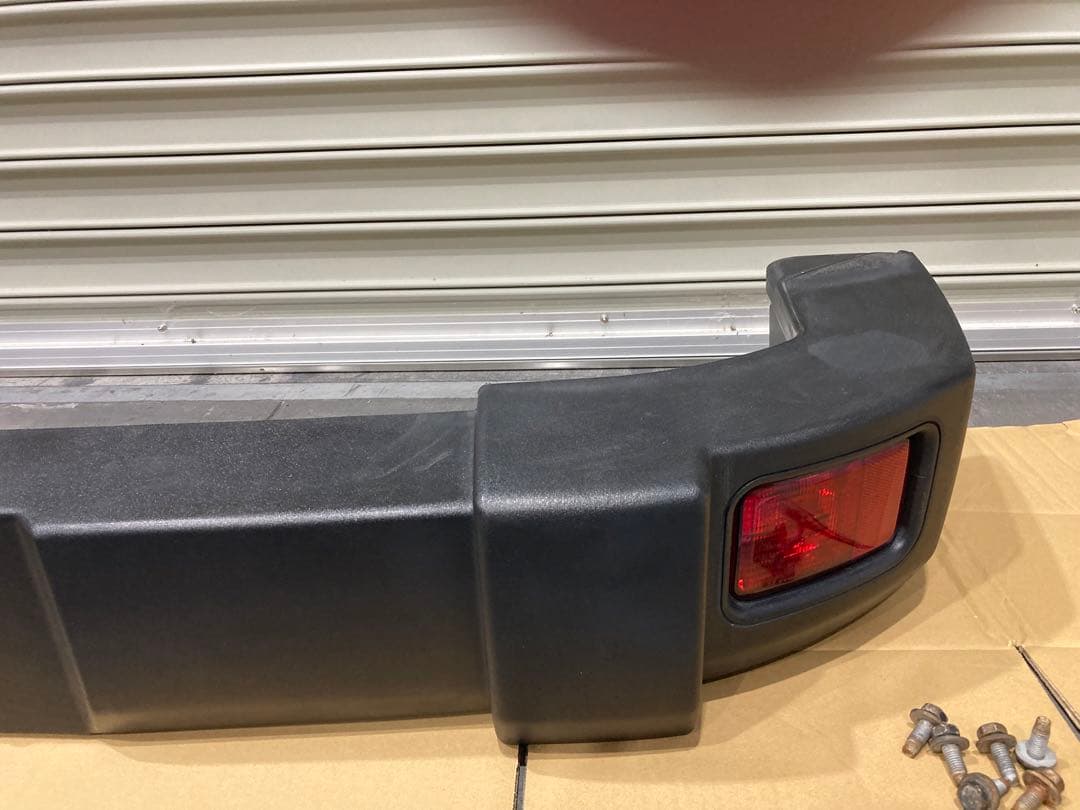 JKラングラー2015 純正リアバンパー、スペアタイヤブラケット一式